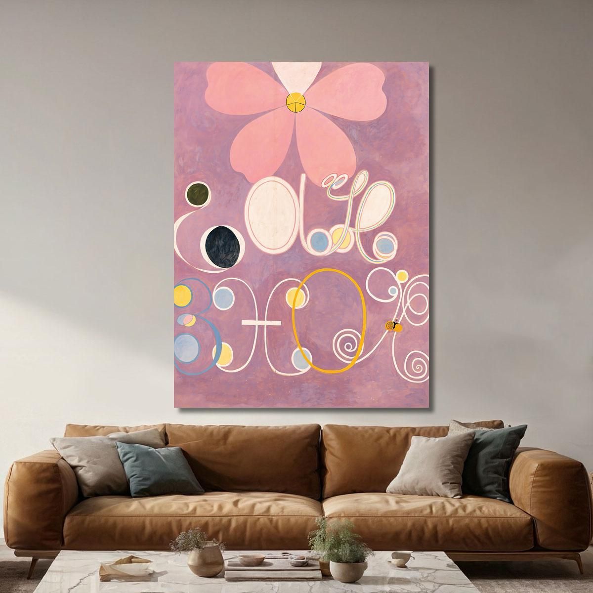 I Dieci Più Grandi N. 5 Dell'Età Adulta Hilma af Klint hak29 quadro stampa su tela