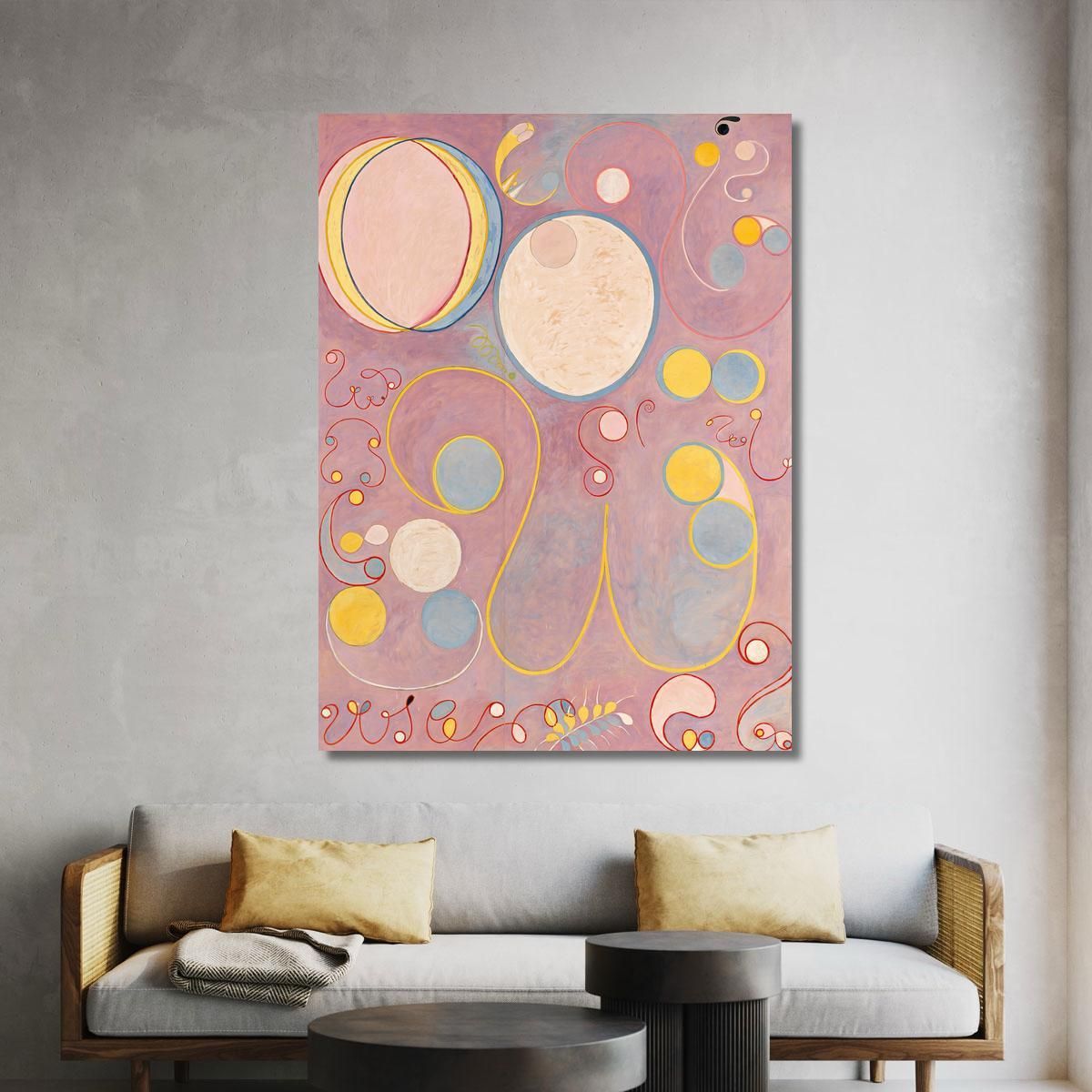 I Dieci Più Grandi N. 8 Dell'Età Adulta Hilma af Klint hak31 quadro stampa su tela