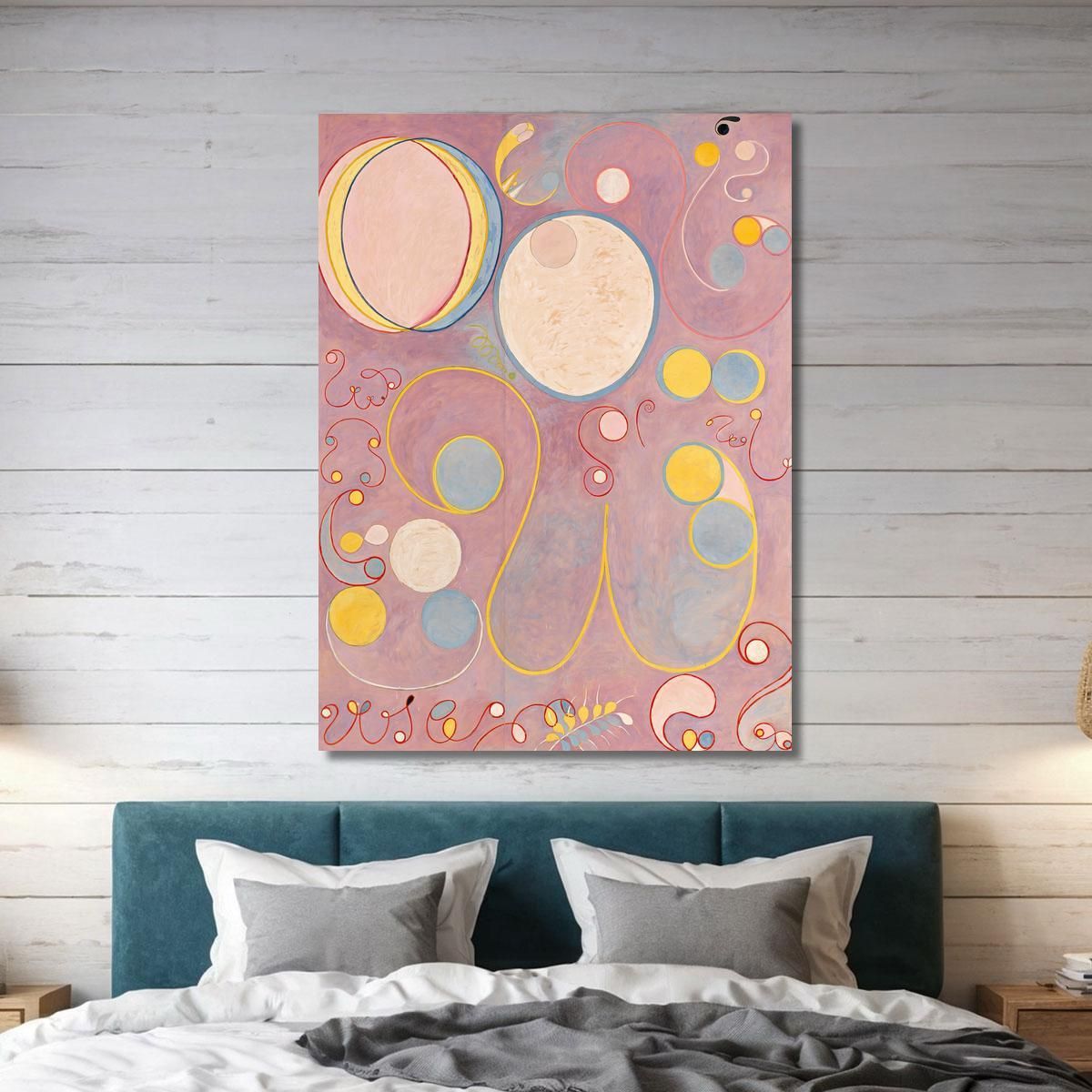 I Dieci Più Grandi N. 8 Dell'Età Adulta Hilma af Klint hak31 quadro stampa su tela