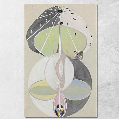 Albero Della Conoscenza N. 5 Hilma af Klint hak33 quadro stampa su tela