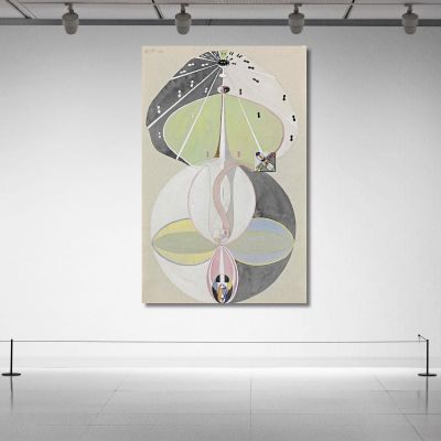 Albero Della Conoscenza N. 5 Hilma af Klint hak33 quadro stampa su tela