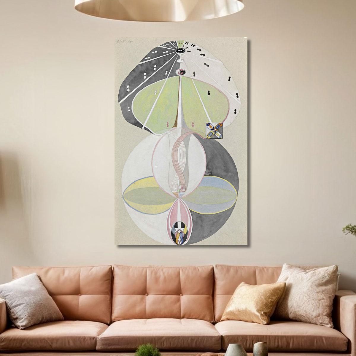 Albero Della Conoscenza N. 5 Hilma af Klint hak33 quadro stampa su tela