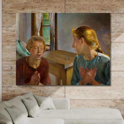 Annonciation Jacek Malczewski, jml5 tableau impression sur toile