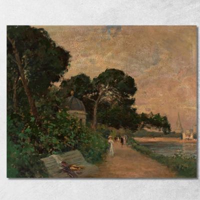 Paesaggio Jacek Malczewski jml55 quadro stampa su tela