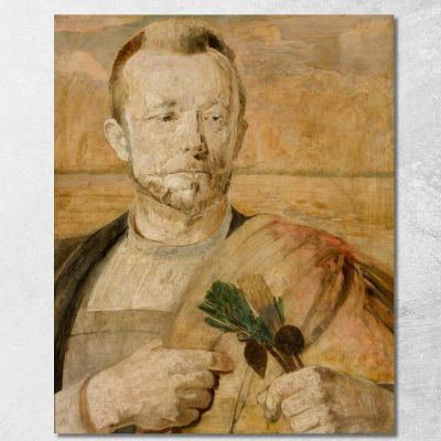 Ritratto Di Alessandro Mroczkowski Jacek Malczewski jml79 quadro stampa su tela