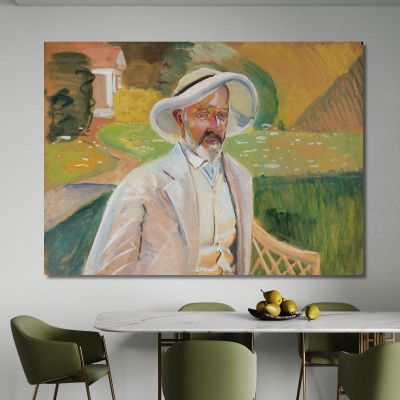 Selbstporträt 5 Jacek Malczewski, jml108 drucken auf leinwand