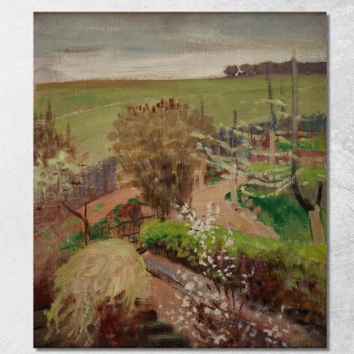 Paesaggio Primaverile Dalla Campagna Jacek Malczewski jml122 quadro stampa su tela