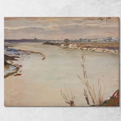 Disgelo Primaverile Jacek Malczewski jml123 quadro stampa su tela