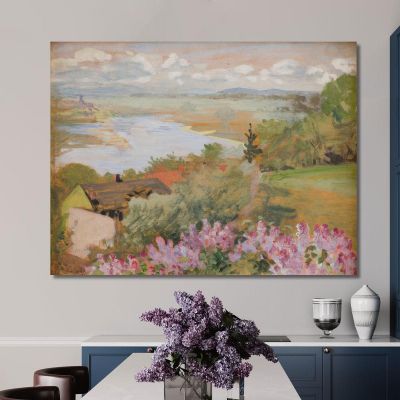 Valle Della Vistola Da Zwierzyniec Jacek Malczewski, jml139 quadro stampa su tela