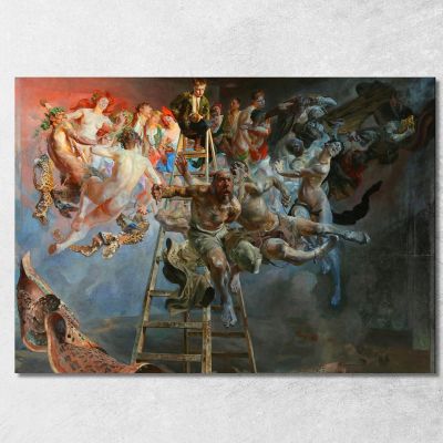 Circolo Vizioso Jacek Malczewski jml140 quadro stampa su tela