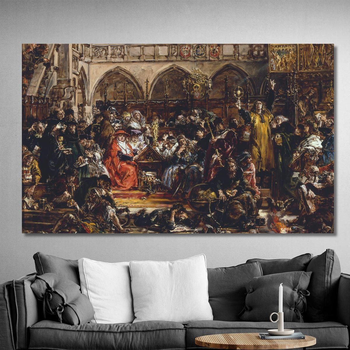 Influenza Dell'Università Sul Paese Jan Matejko jmt76 quadro stampa su tela