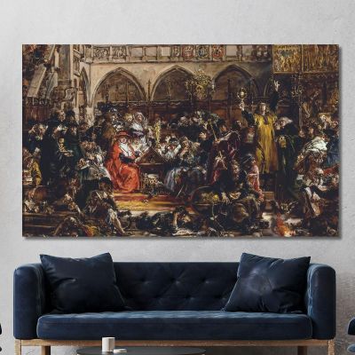 Influenza Dell'Università Sul Paese Jan Matejko jmt76 quadro stampa su tela