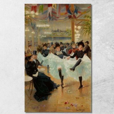 Café De Paris Jean Béraud jbr55 quadro stampa su tela