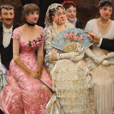 Il Monologo Jean Béraud jbr60 quadro stampa su tela