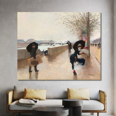 Il Vento Jean Béraud jbr65 quadro stampa su tela