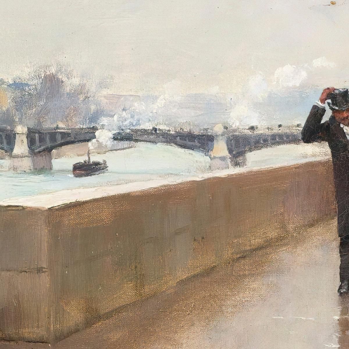 Il Vento Jean Béraud jbr65 quadro stampa su tela