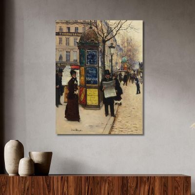 I Grandi Viali Jean Béraud jbr72 quadro stampa su tela