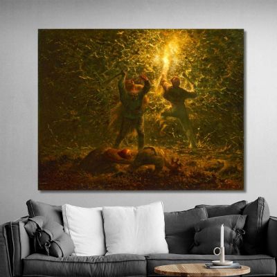 Nidi D'Uccello Jean-François Millet, jfm9 quadro stampa su tela