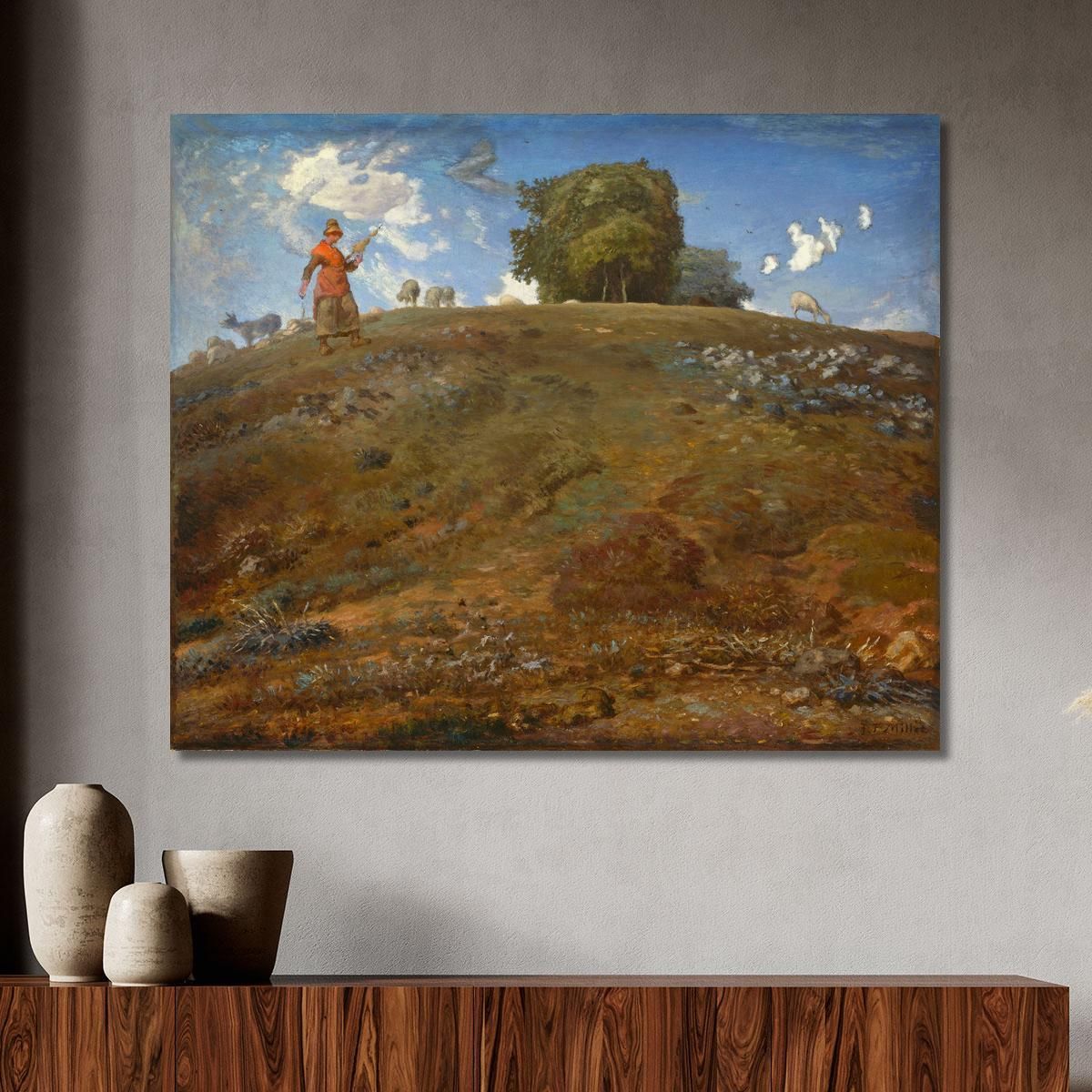 Nell'Alvernia Jean-François Millet jfm23 quadro stampa su tela