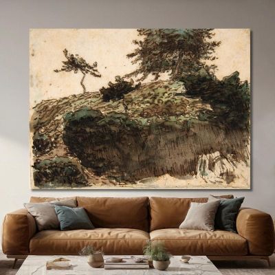 Paysage De Vichy Jean-François Millet, jfm28 tableau impression sur toile