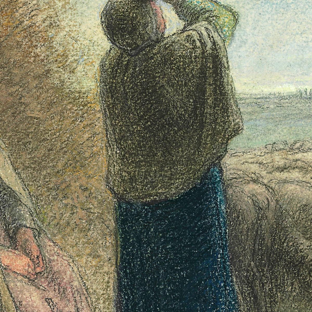 Il Passaggio Delle Oche Selvatiche Jean-François Millet jfm29 quadro stampa su tela