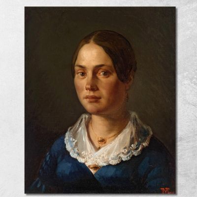 Ritratto Di Signora Martin Jean-François Millet jfm50 quadro stampa su tela