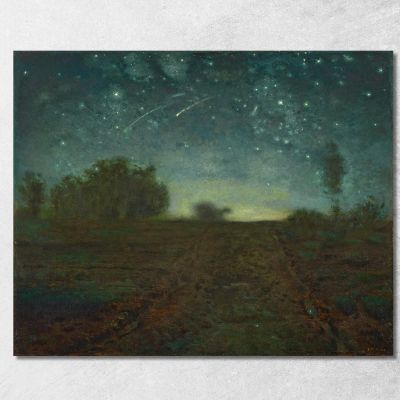 Notte Stellata Jean-François Millet jfm64 quadro stampa su tela