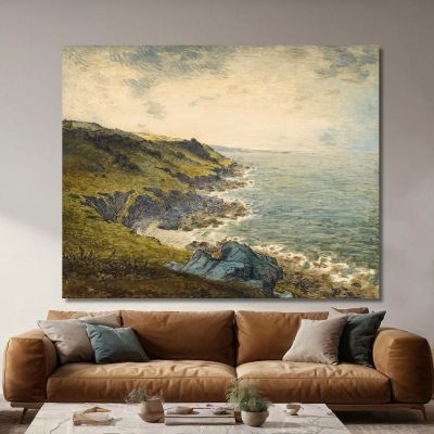 La Costa De Gréville Jean-François Millet, jfm68 cuadro en lienzo