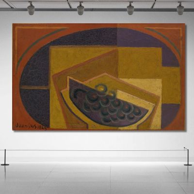 Die Schwarze Traube Juan Gris, jgr45 drucken auf leinwand