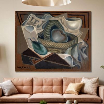 La Cesta Juan Gris, jgr66 cuadro en lienzo