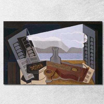 La Finestra Aperta Juan Gris jgr70 quadro stampa su tela