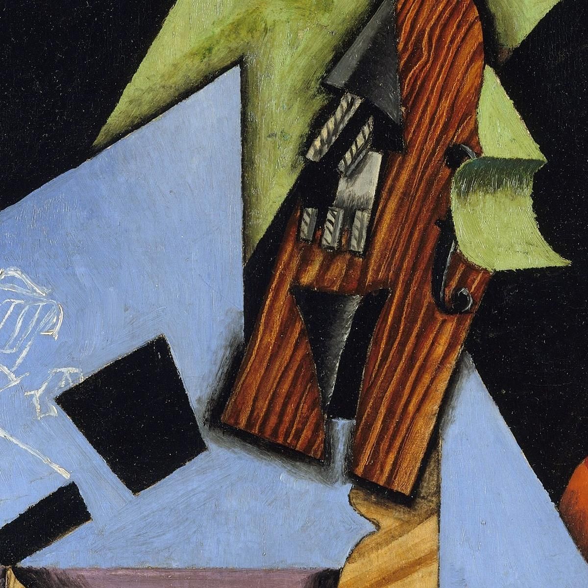 Violino E Carte Da Gioco Su Un Tavolo Juan Gris jgr77 quadro stampa su tela