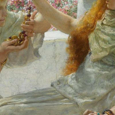 Il Preferito Della Fortuna Lawrence Alma-Tadema lat20 quadro stampa su tela