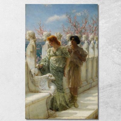 Generazioni Passate E Presenti Lawrence Alma-Tadema lat29 quadro stampa su tela