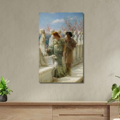 Generazioni Passate E Presenti Lawrence Alma-Tadema lat29 quadro stampa su tela