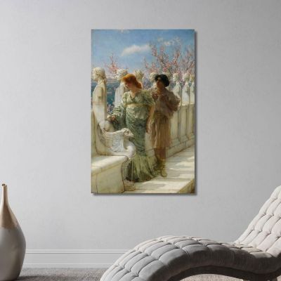 Generazioni Passate E Presenti Lawrence Alma-Tadema lat29 quadro stampa su tela