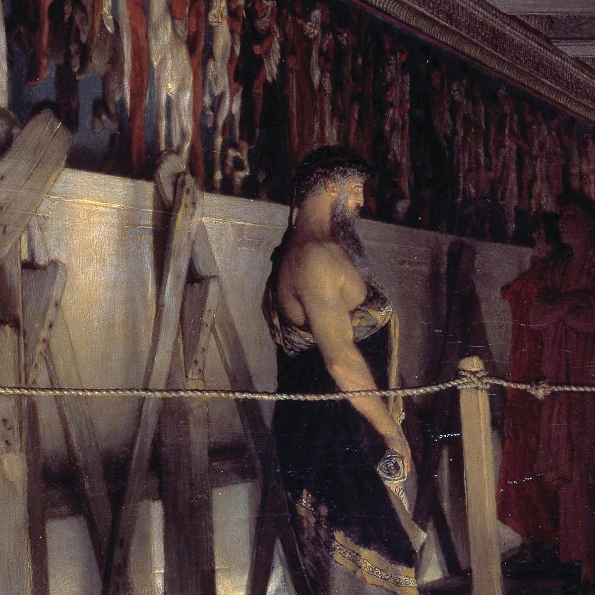 Fidia E Il Fregio Del Partenone Lawrence Alma-Tadema lat30 quadro stampa su tela