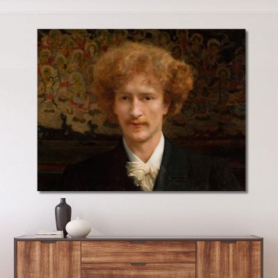 Ritratto Di Ignacy Jan Paderewski Lawrence Alma-Tadema lat31 quadro stampa su tela