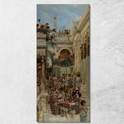 Primavera Lawrence Alma-Tadema lat36 quadro stampa su tela