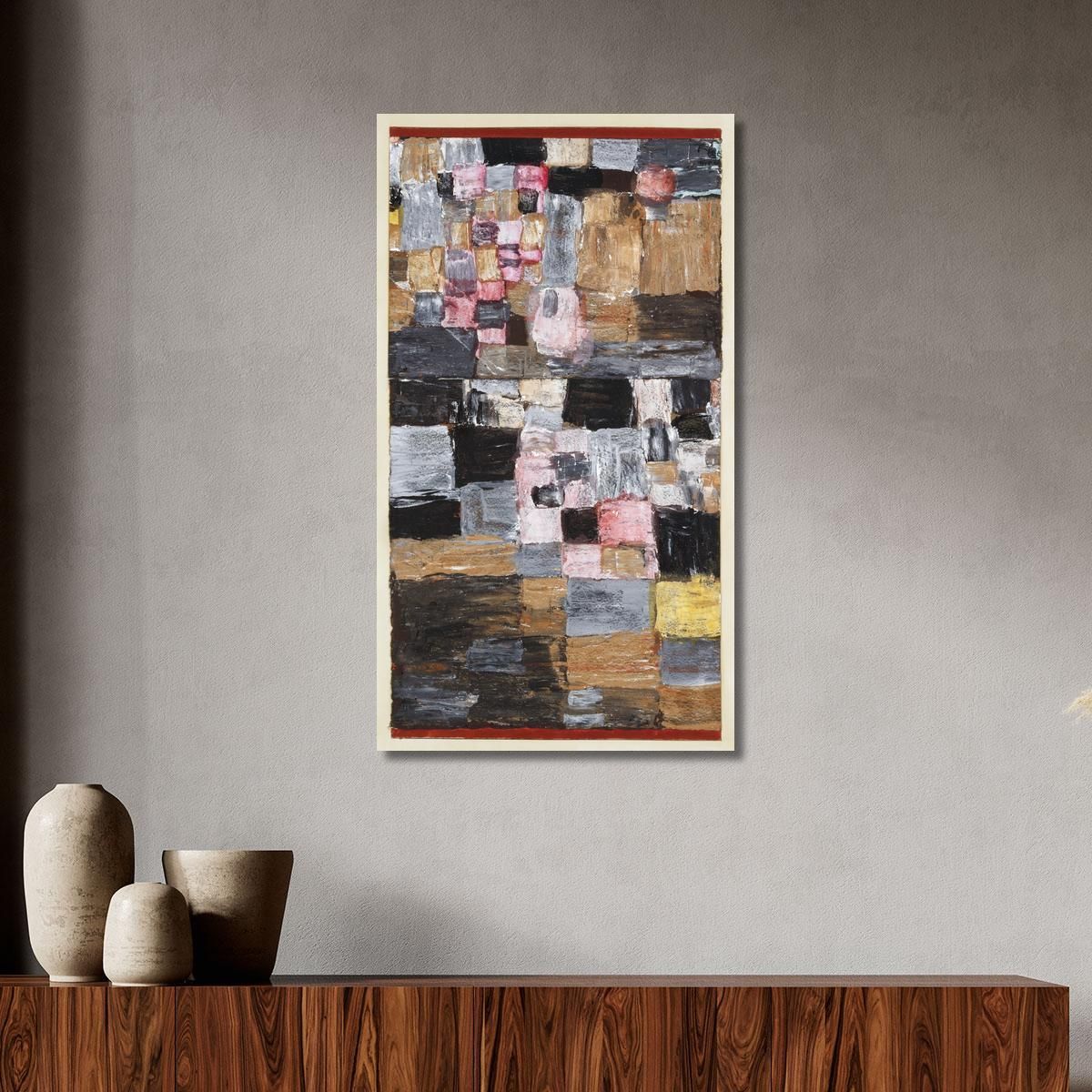 Ascesa Di Una Città Paul Klee pkl6 quadro stampa su tela