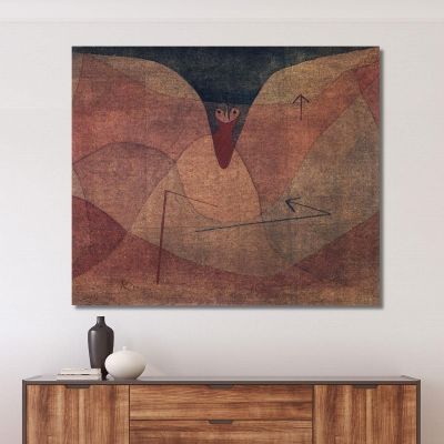 Evoluzione Aviatica Paul Klee, pkl8 quadro stampa su tela