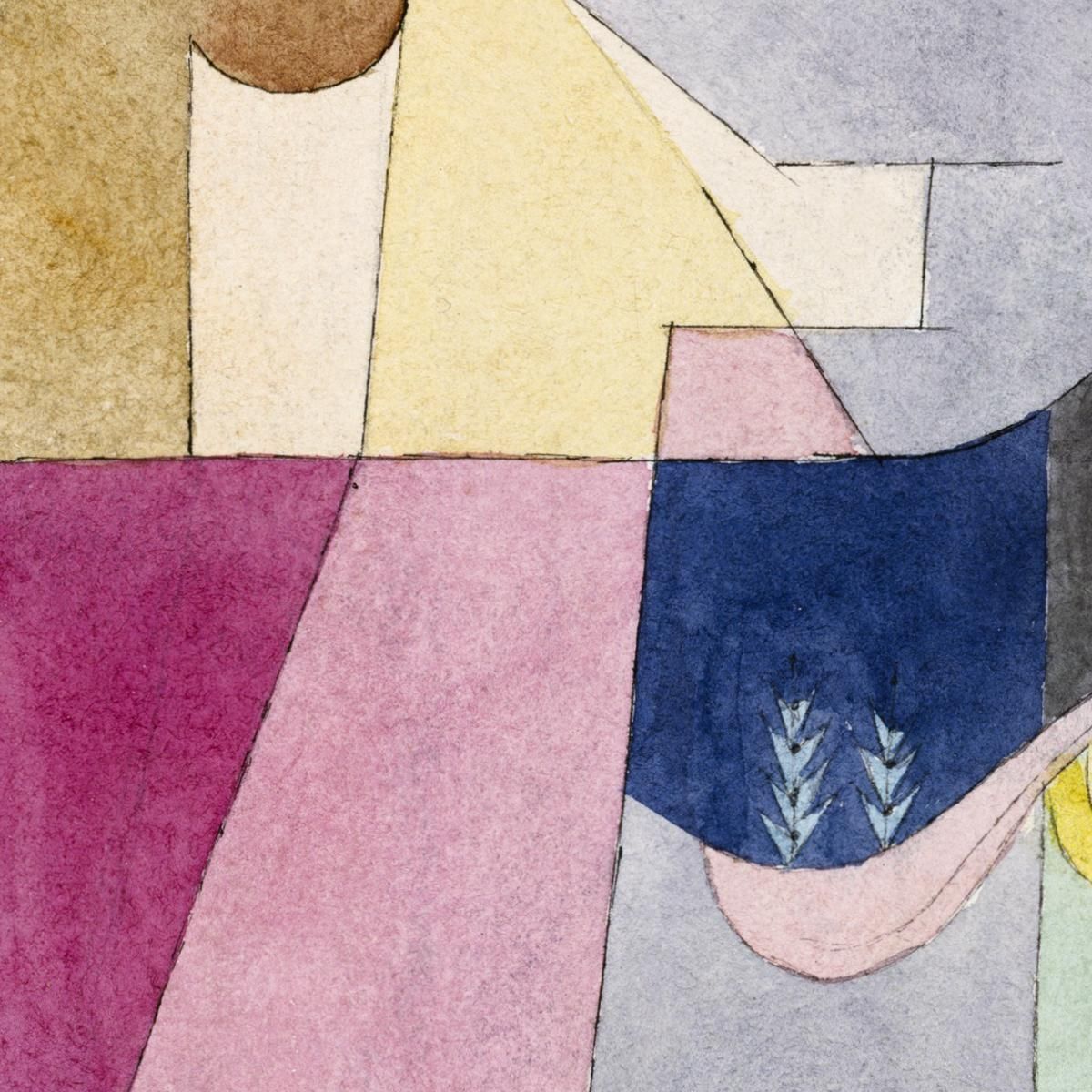 Colonne Nere In Un Paesaggio Paul Klee pkl13 quadro stampa su tela