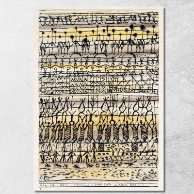 Raffreddamento In Un Giardino A Zona Calda Paul Klee pkl28 quadro stampa su tela