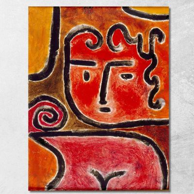 Ragazza Dal Sangue Caldo Paul Klee pkl38 quadro stampa su tela
