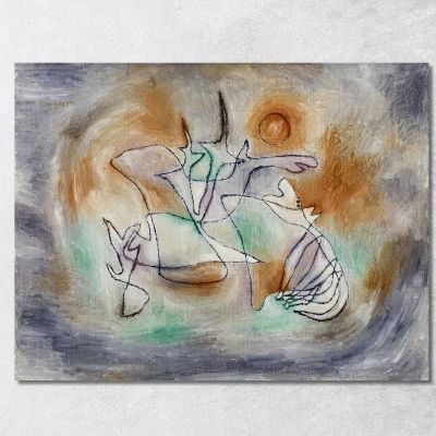Cane Che Ulula Paul Klee pkl39 quadro stampa su tela