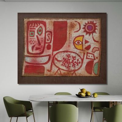 Rausch Paul Klee, pkl44 quadro stampa su tela