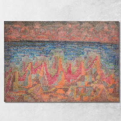 Scogliere Sul Lago Paul Klee pkl46 quadro stampa su tela