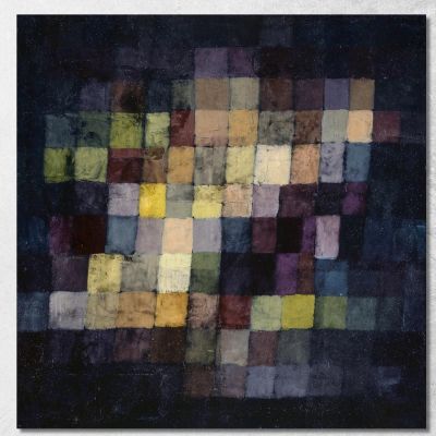 Vecchio Suono Paul Klee pkl58 quadro stampa su tela