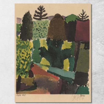 Parco Paul Klee pkl62 quadro stampa su tela