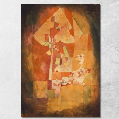 L'Uomo Sotto Il Pero Paul Klee pkl86 quadro stampa su tela